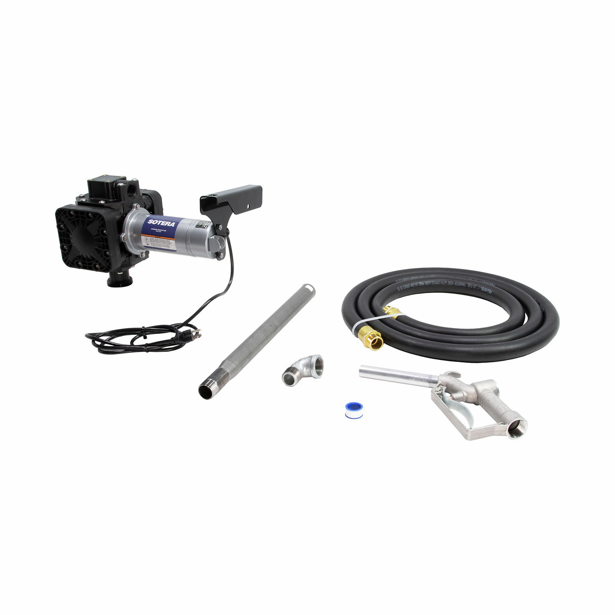 Sotera Systems Oil Transfer Pump, 13 GPM, 115V AC, Manual Nozzle, Model# FR450B